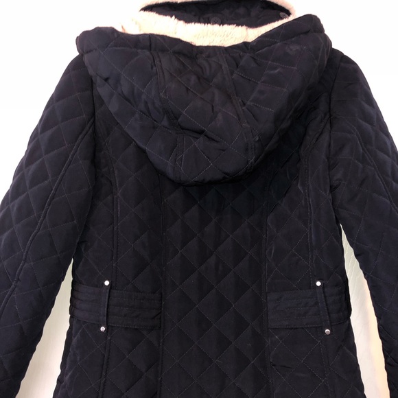 Laundry by Shelli Segal Navy Winter Coat - Picture 2 of 4